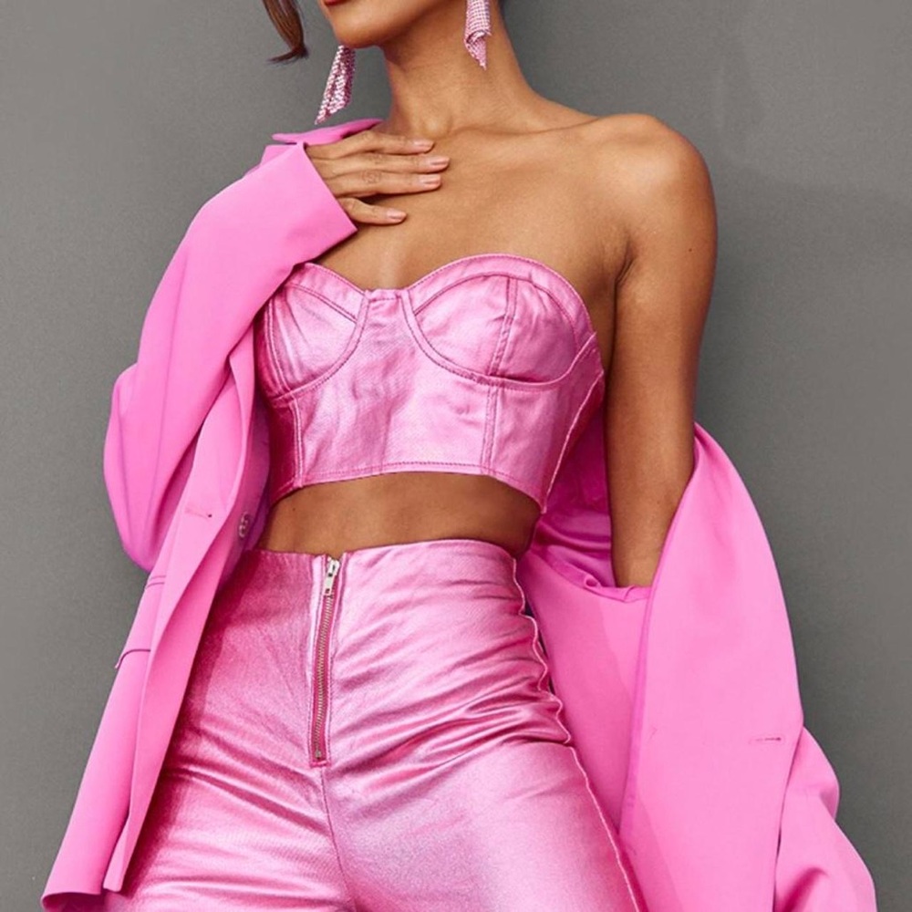 Metallic Bustier